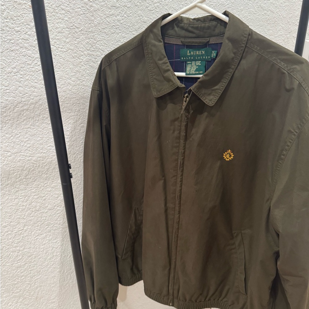 Lauren Ralph Lauren Men's Olive bomber